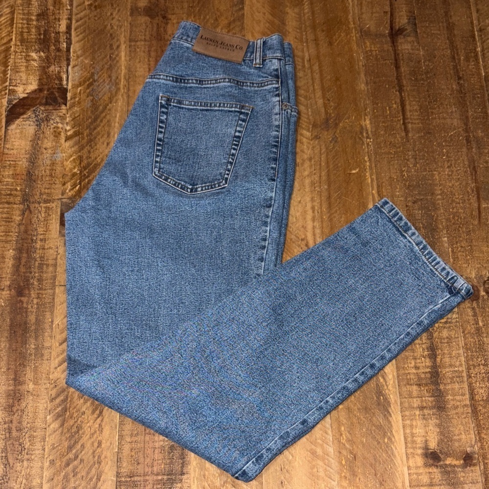 Vintage Lauren Jeans Co. Ralph Lauren Relaxed Fit Denim Jeans - Classic Blue